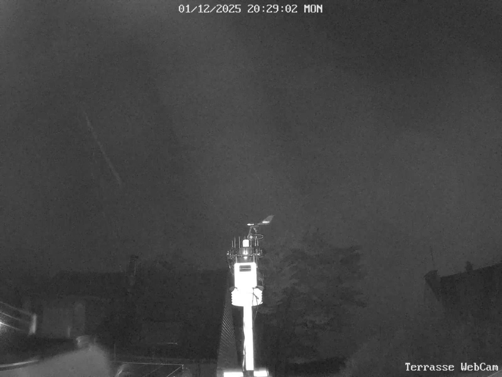 Vue en direct de la station m  t  o